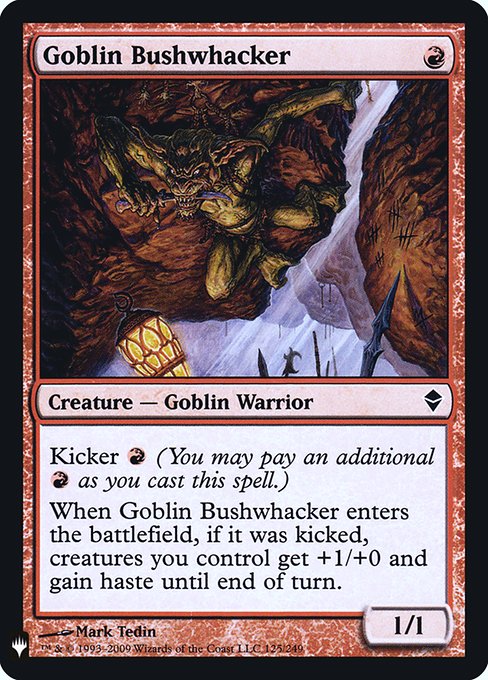 【ENG】【Foil】《ゴブリンの奇襲隊/Goblin Bushwhacker》[PWシンボル付き再版]