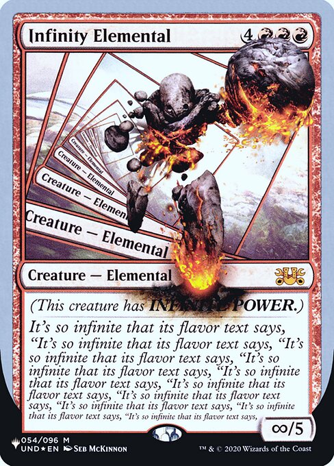 【ENG】【Foil】《Infinity Elemental》[PWシンボル付き再版]