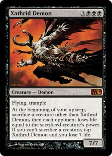 【ENG】【Foil】《ザスリッドの悪魔/Xathrid Demon》[M10]