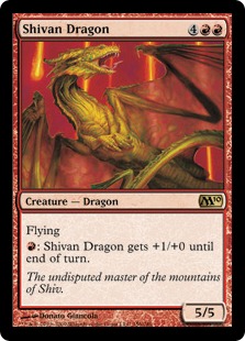 【ENG】《シヴ山のドラゴン/Shivan Dragon》[M10]