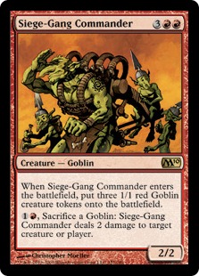 【ENG】《包囲攻撃の司令官/Siege-Gang Commander》[M10]
