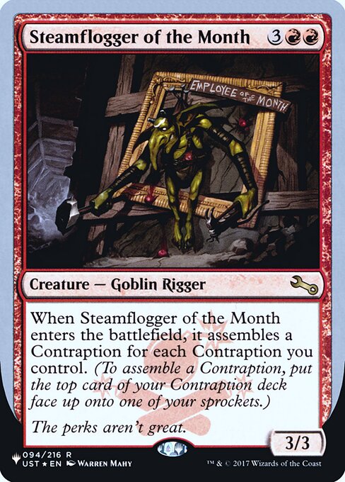【ENG】【Foil】《Steamflogger of the Month》[PWシンボル付き再版]