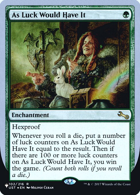 【ENG】【Foil】《As Luck Would Have It》[PWシンボル付き再版]