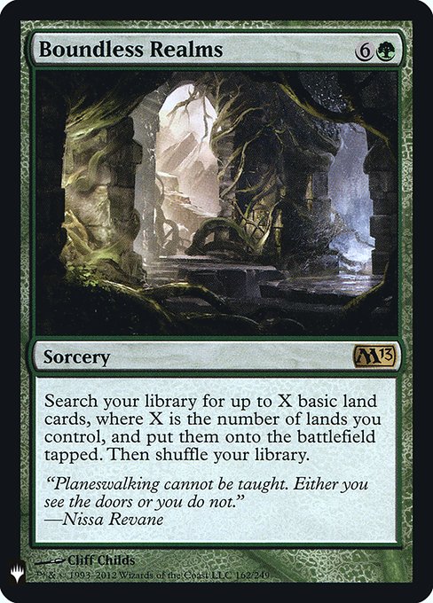 【ENG】【Foil】《境界なき領土/Boundless Realms》[PWシンボル付き再版]