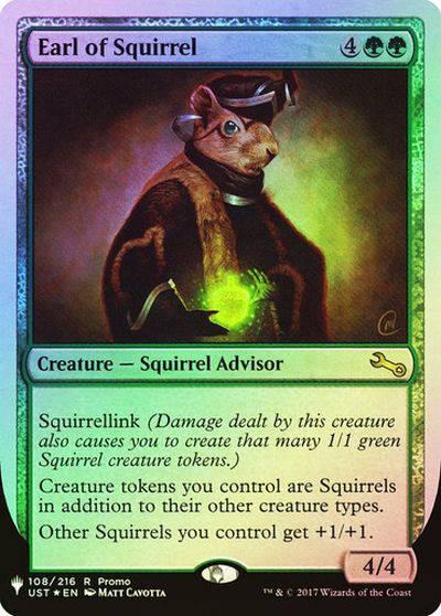 【ENG】【Foil】《Earl of Squirrel》[PWシンボル付き再版]