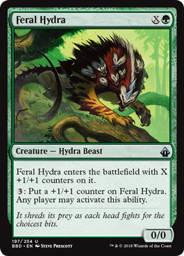 【ENG】【Foil】《残忍なハイドラ/Feral Hydra》[BBD]
