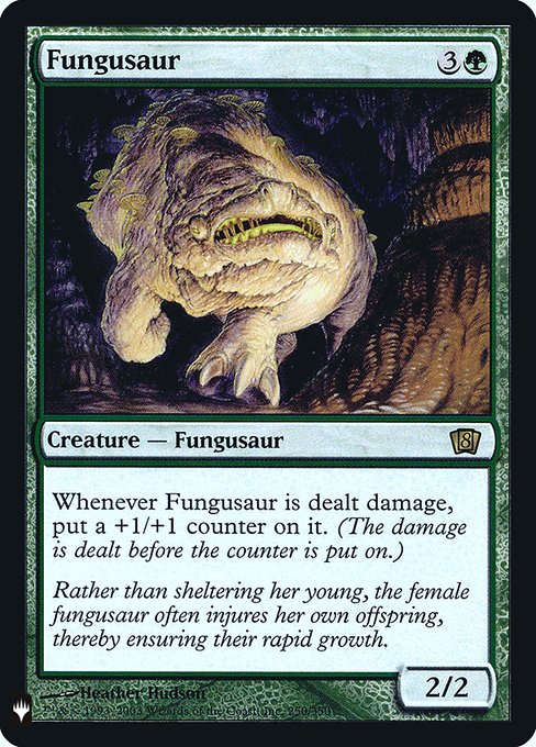【ENG】【Foil】《キノコザウルス/Fungusaur》[PWシンボル付き再版]