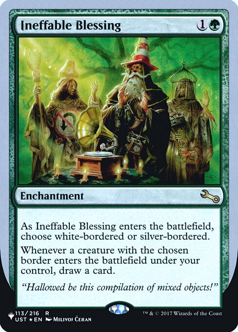 【ENG】【Foil】《Ineffable Blessing》(Silver-Bordered)[PWシンボル付き再版]
