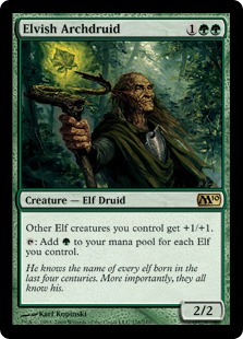 【ENG】《エルフの大ドルイド/Elvish Archdruid》[M10]