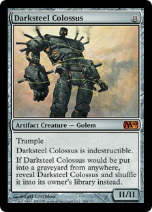 【ENG】《ダークスティールの巨像/Darksteel Colossus》[M10]