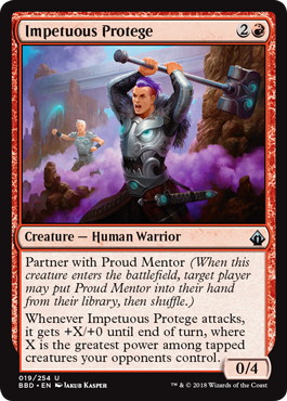 【ENG】【Foil】《荒々しい徒弟/Impetuous Protege》[BBD]