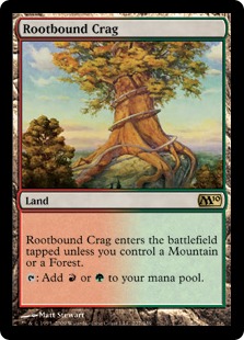 【ENG】《根縛りの岩山/Rootbound Crag》[M10]