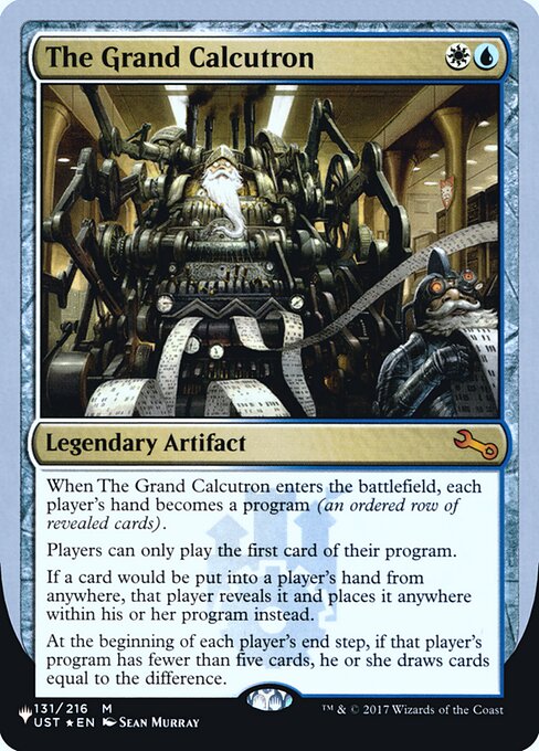 【ENG】【Foil】《The Grand Calcutron》[PWシンボル付き再版]