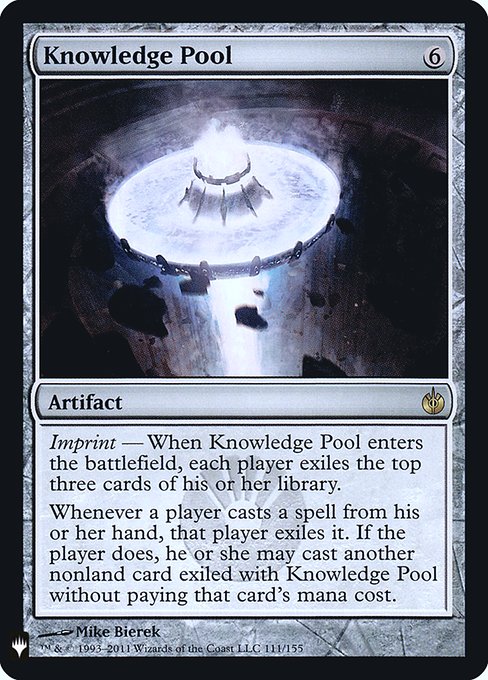 【ENG】【Foil】《知識槽/Knowledge Pool》[PWシンボル付き再版]
