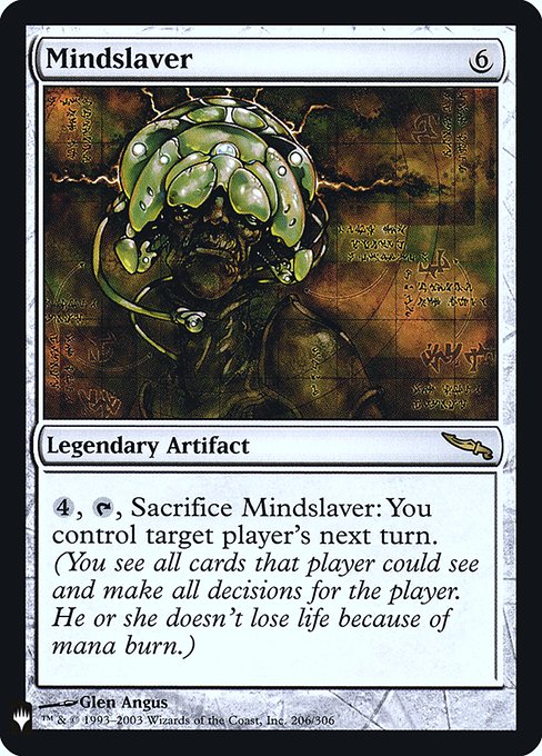 【ENG】【Foil】《精神隷属器/Mindslaver》[PWシンボル付き再版]