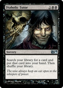 【ENG】【Foil】《魔性の教示者/Diabolic Tutor》[M10]