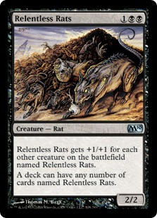 【ENG】【Foil】《執拗なネズミ/Relentless Rats》[M10]