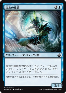 【JPN】【Foil】《塩水の重鎮/Saltwater Stalwart》[BBD]