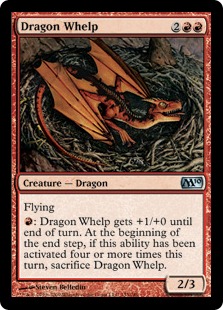 【ENG】【Foil】《チビ・ドラゴン/Dragon Whelp》[M10]
