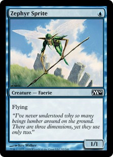 【ENG】【Foil】《西風のスプライト/Zephyr Sprite》[M10]