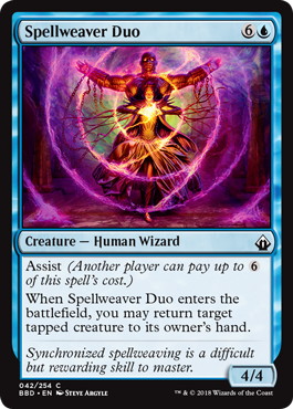 【ENG】【Foil】《呪文織りのデュオ/Spellweaver Duo》[BBD]