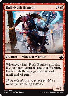 【ENG】【Foil】《猛牛の暴れ者/Bull-Rush Bruiser》[BBD]