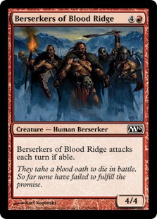 【ENG】【Foil】《血の峠の狂戦士/Berserkers of Blood Ridge》[M10]