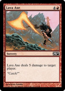 【ENG】【Foil】《溶岩の斧/Lava Axe》[M10]