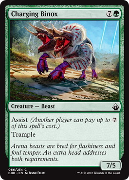 【ENG】【Foil】《突進する双頭獣/Charging Binox》[BBD]