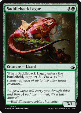【ENG】【Foil】《鞍背ラガーク/Saddleback Lagac》[BBD]