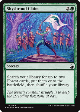 【ENG】【Foil】《スカイシュラウドの要求/Skyshroud Claim》[BBD]