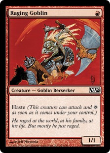 【ENG】【Foil】《怒り狂うゴブリン/Raging Goblin》[M10]