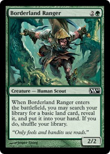 【ENG】【Foil】《国境地帯のレインジャー/Borderland Ranger》[M10]