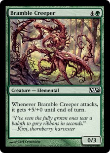 【ENG】【Foil】《棘茨の忍び寄るもの/Bramble Creeper》[M10]
