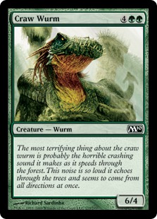 【ENG】【Foil】《大喰らいのワーム/Craw Wurm》[M10]