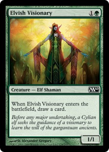 【ENG】【Foil】《エルフの幻想家/Elvish Visionary》[M10]