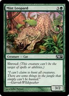 【ENG】【Foil】《霧の豹/Mist Leopard》[M10]