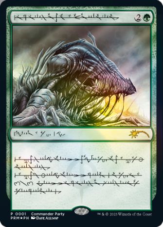 【ENG】【Foil】■ファイレクシア語■《内にいる獣/Beast Within》[Commander Party]
