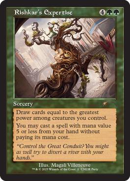 【ENG】■旧枠■《リシュカーの巧技/Rishkar's Expertise》[Commander Party]