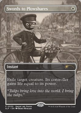 【ENG】【Foil】《剣を鍬に/Swords to Plowshares》[Secret Lair Prize]