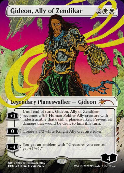 【ENG】《ゼンディカーの同盟者、ギデオン/Gideon, Ally of Zendikar》[Premier Play]