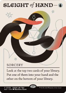 【ENG】【Foil】《手練/Sleight of Hand》[Secret Lair Prize]