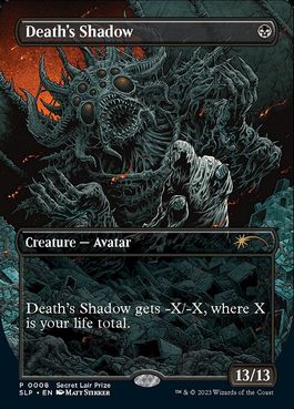 【ENG】【Foil】《死の影/Death's Shadow》[Secret Lair Prize]