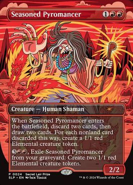 【ENG】【Foil】《歴戦の紅蓮術士/Seasoned Pyromancer》[Secret Lair Prize]