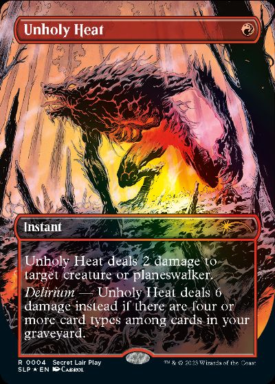 【ENG】【Foil】《邪悪な熱気/Unholy Heat》[Secret Lair Prize]