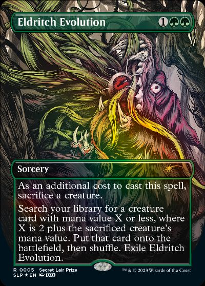 【ENG】【Foil】《異界の進化/Eldritch Evolution》[Secret Lair Prize]
