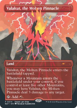 【ENG】《溶鉄の尖峰、ヴァラクート/Valakut, the Molten Pinnacle》[Secret Lair Prize] 土地