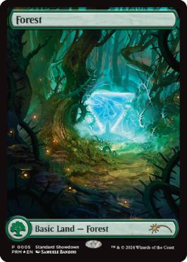 【ENG】【Foil】■フルアート■《森/Forest》Illus.Samuele Bandini[ショーダウン]