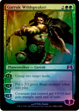 【ENG】【Foil】《野生語りのガラク/Garruk Wildspeaker》[DoP]