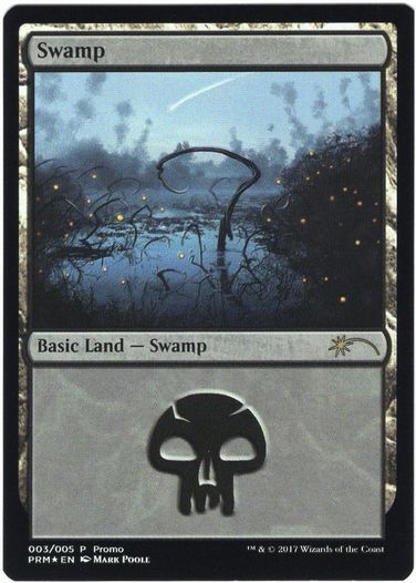 【ENG】【Foil】《沼/Swamp》(Illus.Mark Poole)[流星マーク]